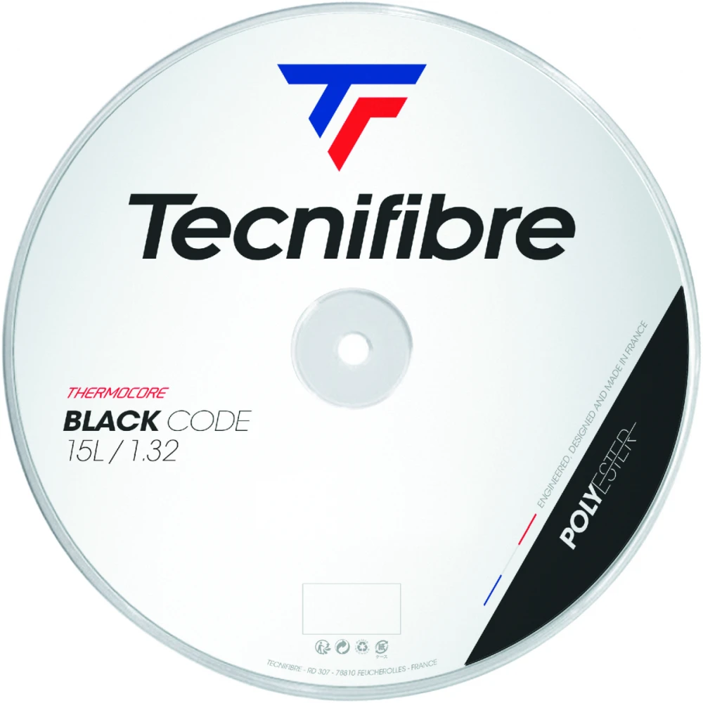Tecnifibre Black Code 15L Tennis String (Reel) 1 Tecnifibre Black Code 15L Tennis String (Reel)