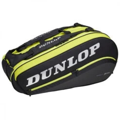 Dunlop SX Performance 8 Racquet Thermo Tennis Bag (Black/Yellow)