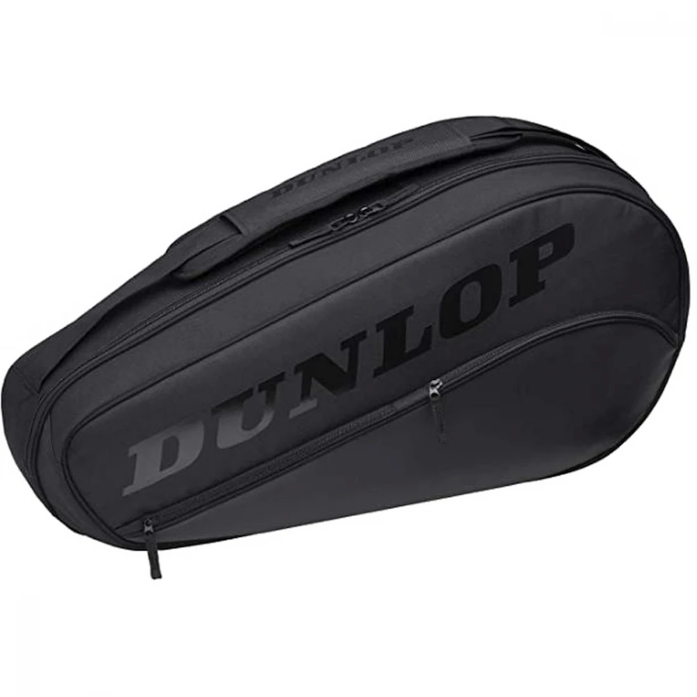 Dunlop Team 3 Racquet Thermo Tennis Bag (Black/Black) 1 Dunlop Team 3 Racquet Thermo Tennis Bag (Black/Black)