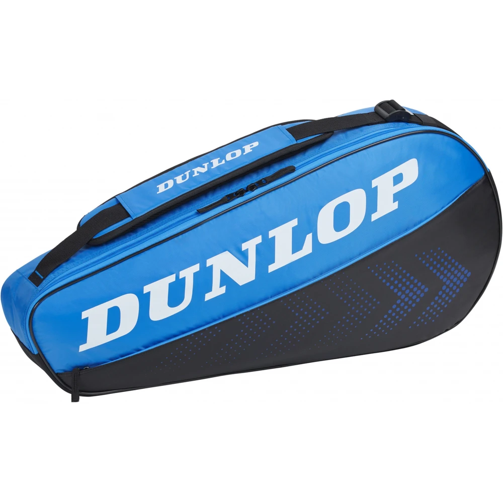 Dunlop FX Club 3 Racquet Tennis Bag (Black/Blue) 1 Dunlop FX Club 3 Racquet Tennis Bag (Black/Blue)