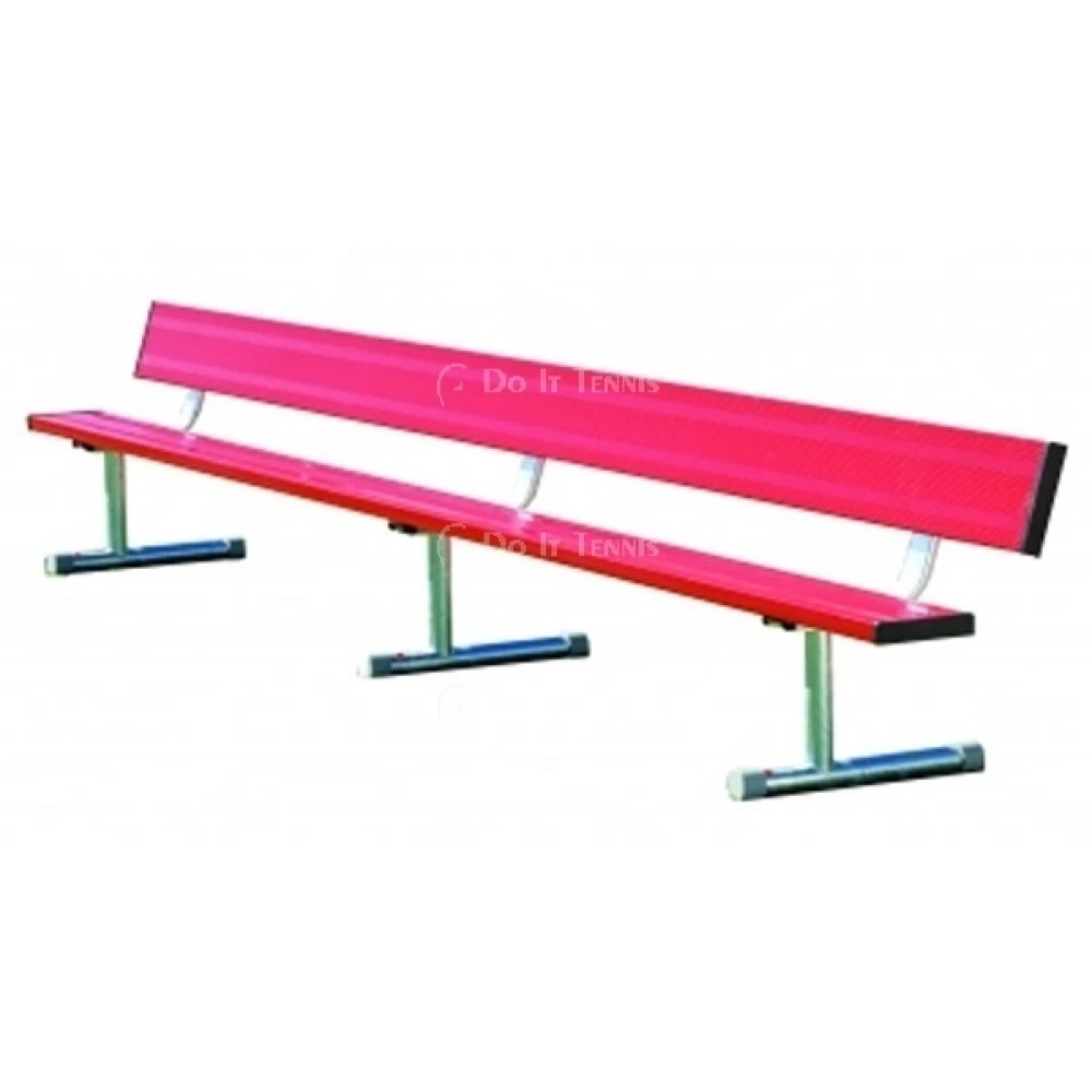 Permanent 15-Foot Bench W/o Back (Assorted Colors) 1 Permanent 15-Foot Bench W/o Back (Assorted Colors)