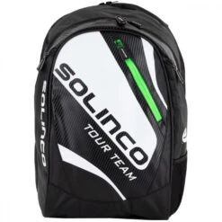Solinco Tour Tennis Backpack (Black/White) -Sports Tennis Shop 1920138 Solinco Tour Tennis Backpack Black White a 1000 1000