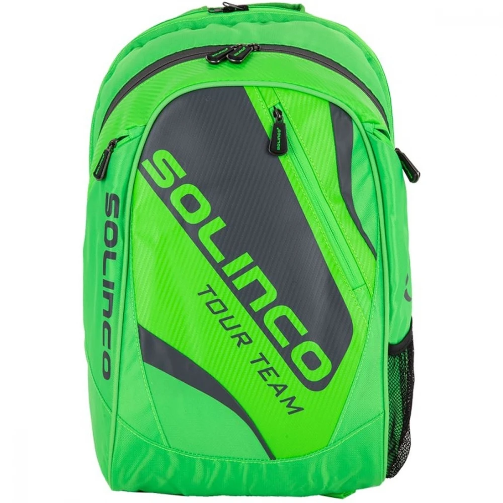 Solinco Tour Tennis Backpack (Full Neon Green) - Image 3