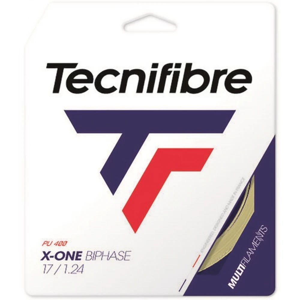 Tecnifibre X-One Biphase 17g Tennis String (Set) 1 Tecnifibre X-One Biphase 17g Tennis String (Set)