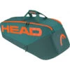 Head Radical Pro 6R Tennis Bag (Dark Cyan/Fluorescent Orange)