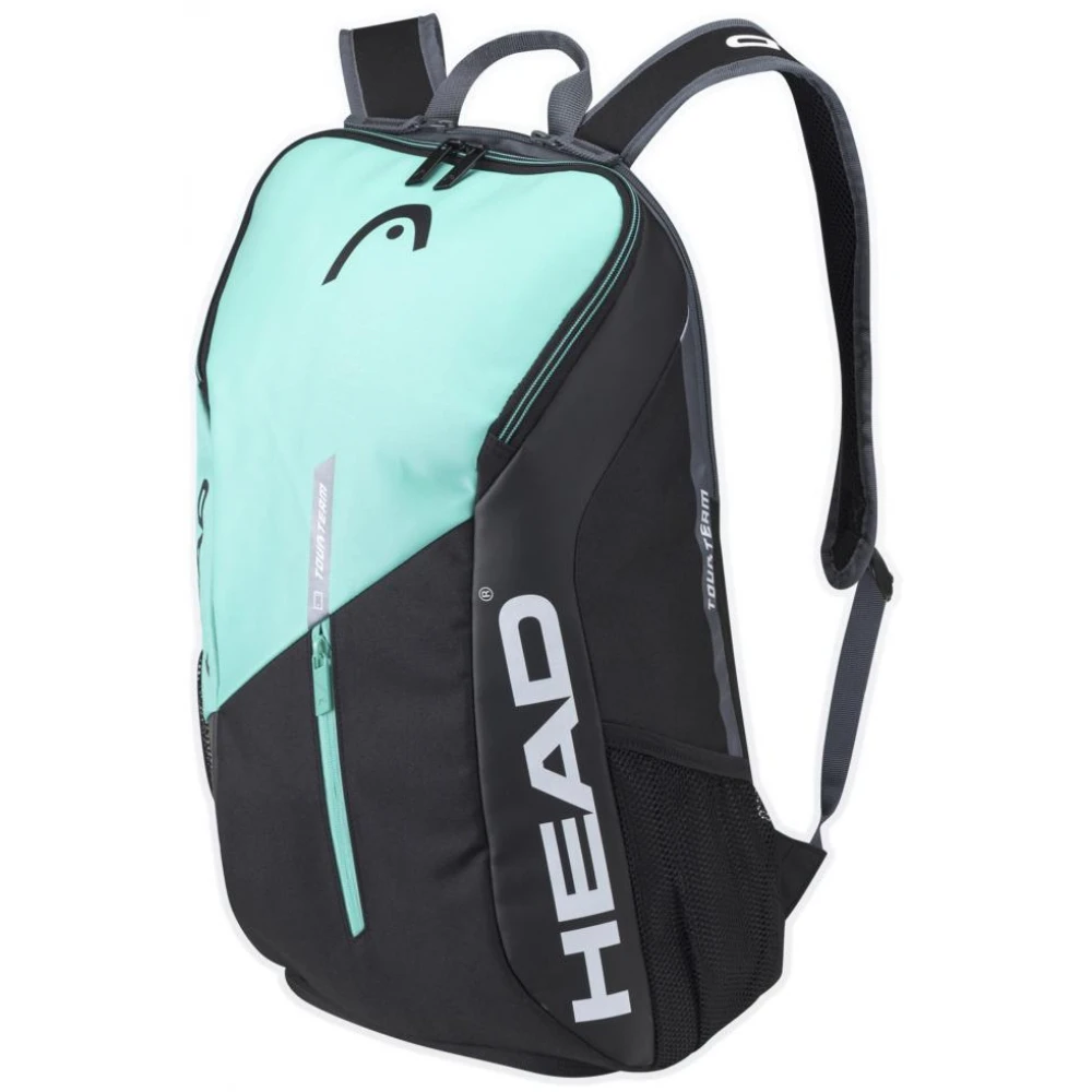 Head Tour Team Tennis Backpack (Black/Mint) 1 Head Tour Team Tennis Backpack (Black/Mint)