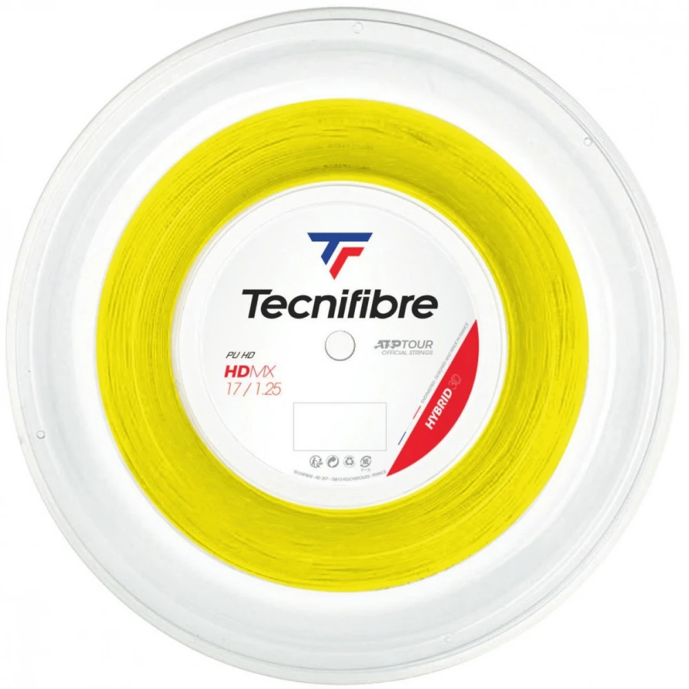 Tecnifibre HDMX Yellow 17g Tennis String (Reel) 1 Tecnifibre HDMX Yellow 17g Tennis String (Reel)