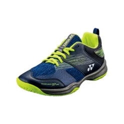 Yonex Power Cushion 37 Wide (Unisex)- Navy/Yellow -Sports Tennis Shop 37wided