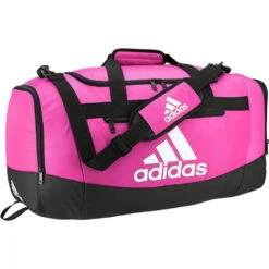 Adidas Defender IV Medium Duffel Bag (Team Shock Pink)
