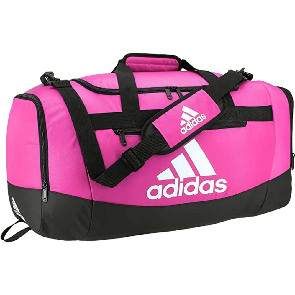 Adidas Defender IV Medium Duffel Bag (Team Shock Pink)