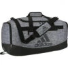 Adidas Defender IV Medium Duffel Bag (Jersey Onix Grey/Black)