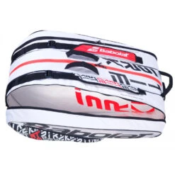 Babolat Pure Strike 3rd Gen RH X12 Tennis Bag (White/Red) 5 Babolat Pure Strike 3rd Gen RH X12 Tennis Bag (White/Red) -Sports Tennis Shop 751201 149babolat pure strike 3rd gen rh racket holder x12 tennis bag white redzoom 1000 1000