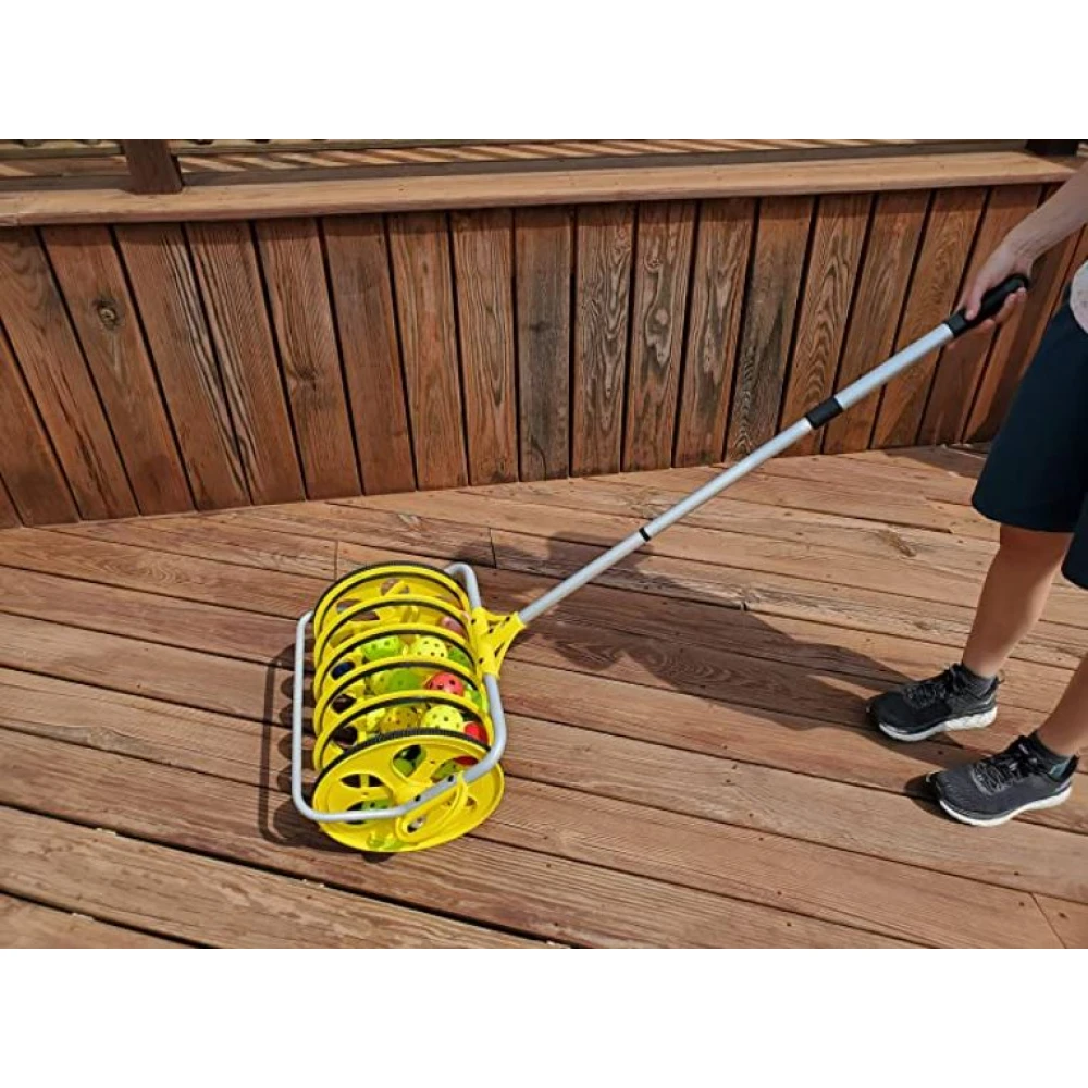 OnCourt OffCourt Multiroller - Tennis Ball Push Mower 2 OnCourt OffCourt Multiroller - Tennis Ball Push Mower - Image 2