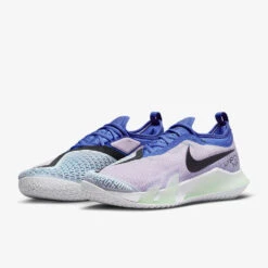 Nike Court React Vapor NXT (Women's) - Medium Blue/Doll/Barely Green/Black -Sports Tennis Shop CV0742 401e