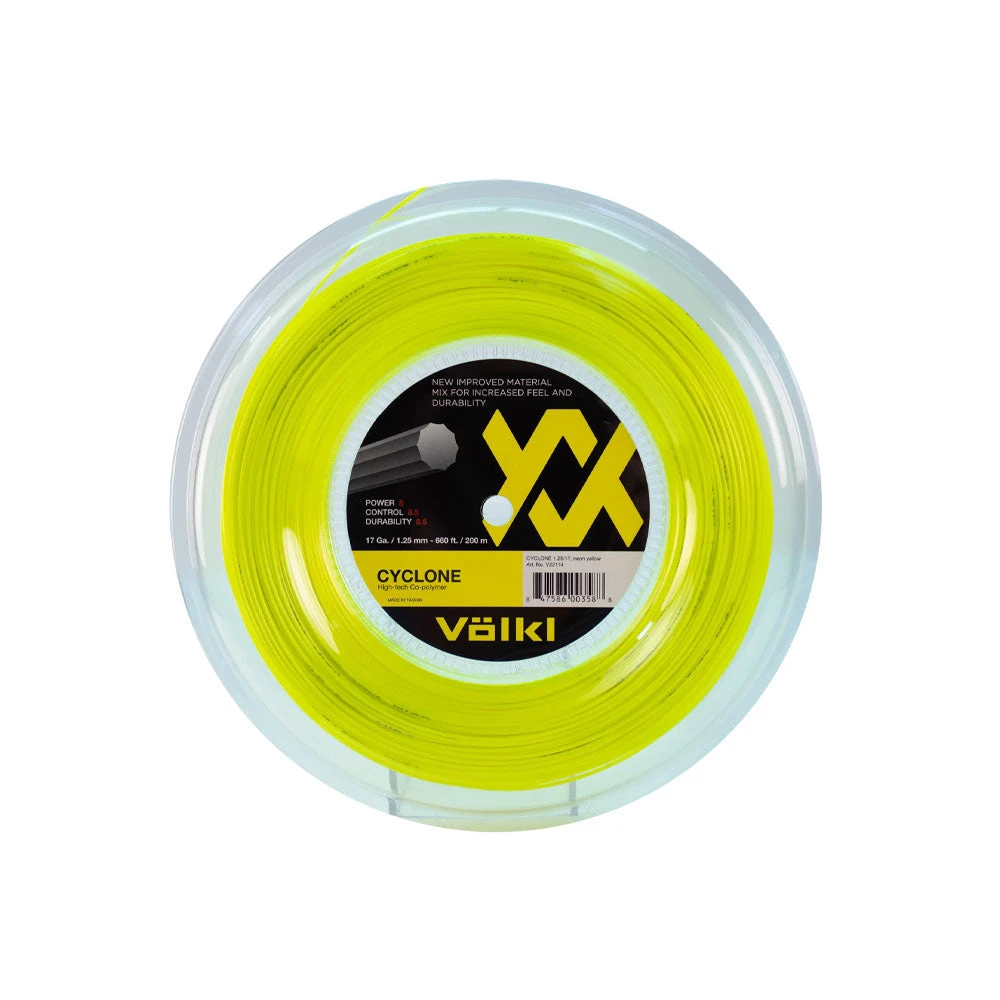 Volkl Cyclone 17g Reel (200m) - Neon Yellow 1 Volkl Cyclone 17g Reel (200m) - Neon Yellow