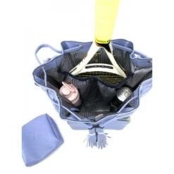 NiceAces Women’s DARA Vegan Leather Tennis Bag (Periwinkle) -Sports Tennis Shop DRBGBLU ins 1000 1000