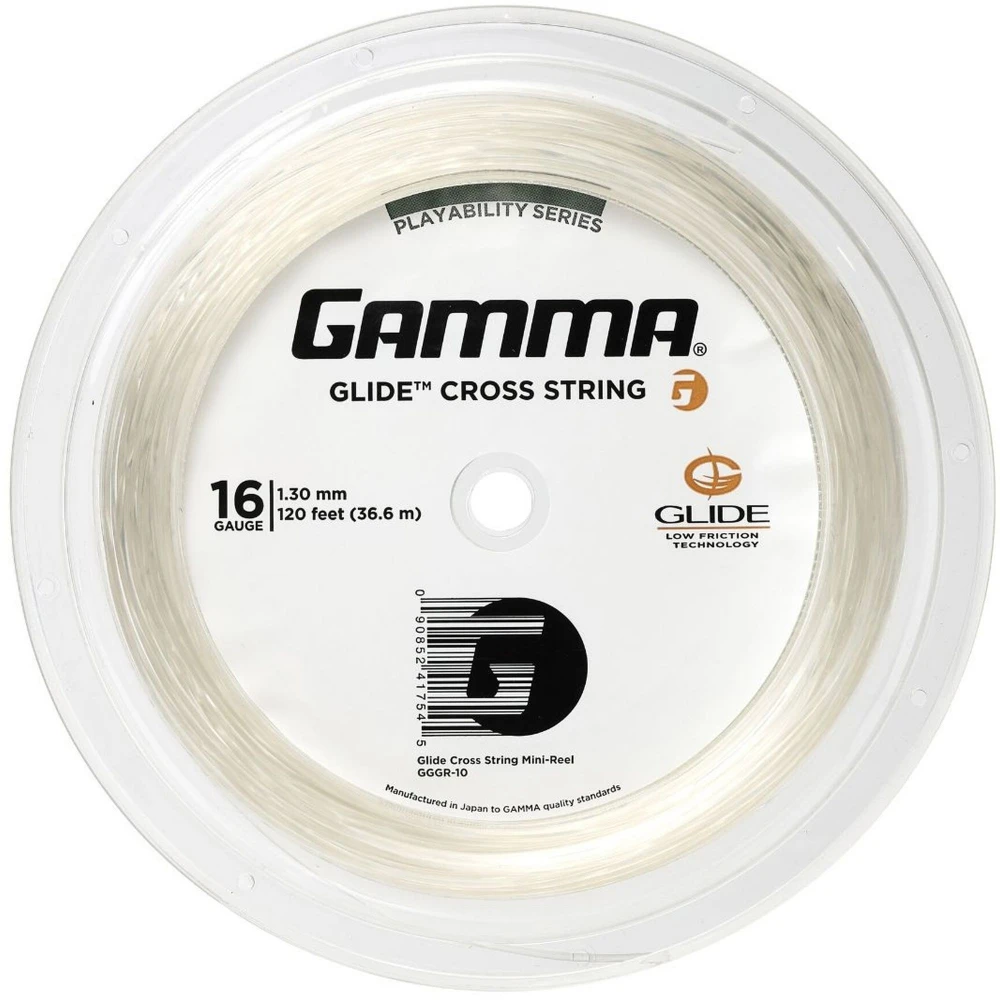 Gamma Glide Cross 16g Tennis String (Mini Reel)