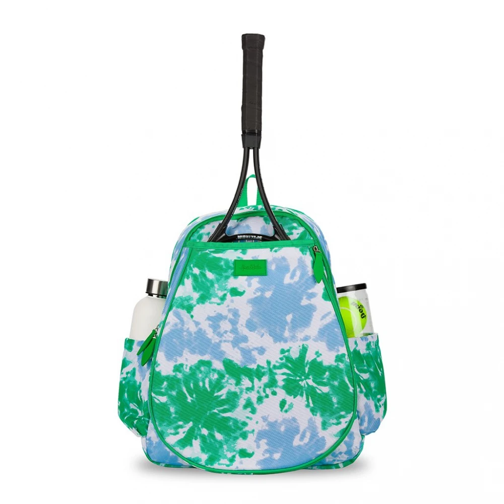Ame & Lulu Game On Tennis Backpack (Green Blue Tie-Dye)