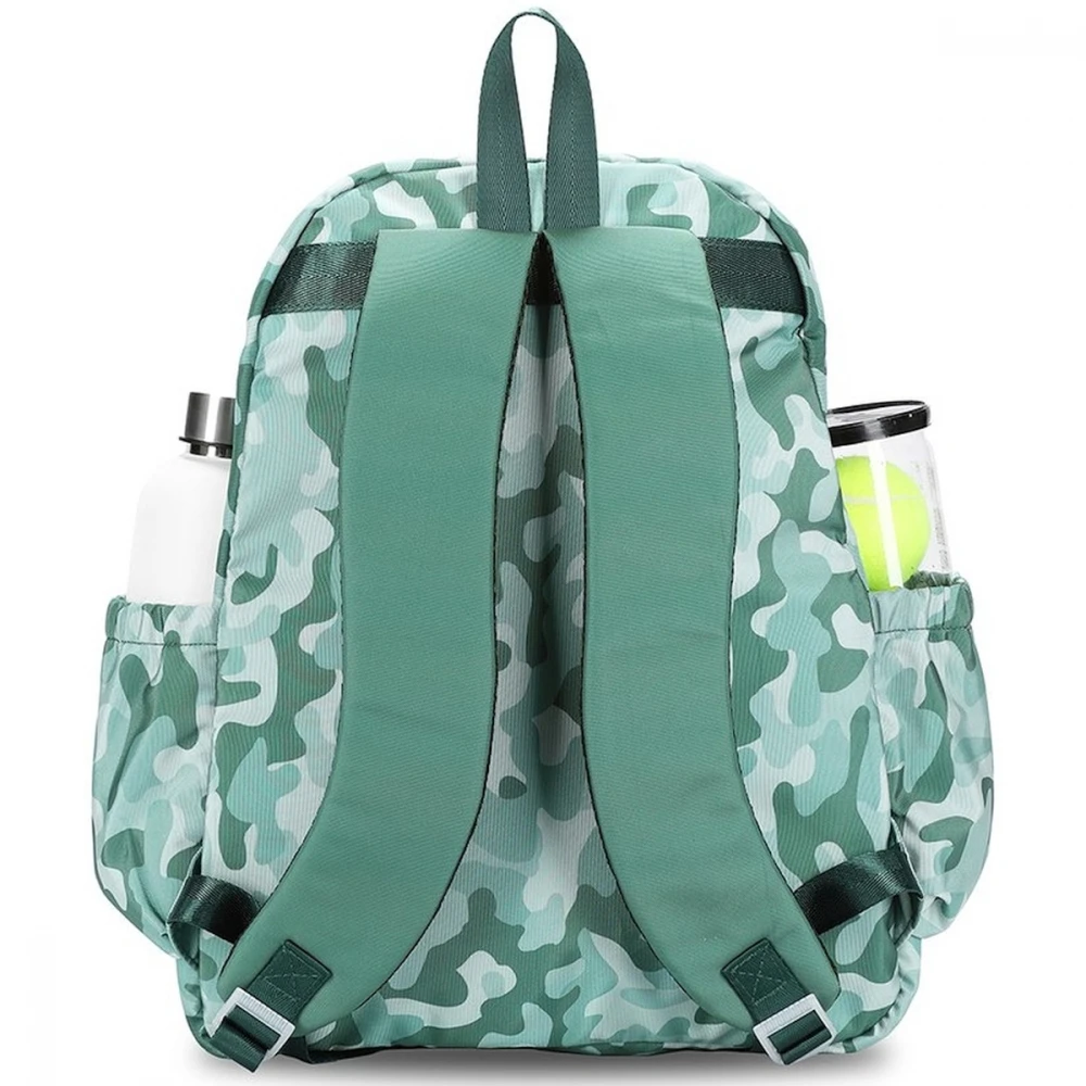 Ame & Lulu Game On Tennis Backpack (Olive Camo) 2 Ame & Lulu Game On Tennis Backpack (Olive Camo) - Image 2