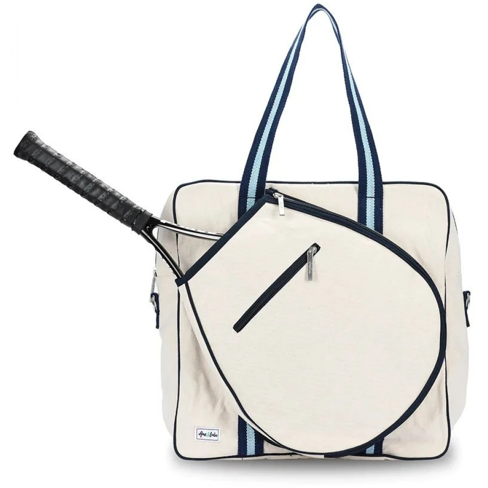 Ame & Lulu Hamptons Tennis Tour Bag (Two Tone Blue)