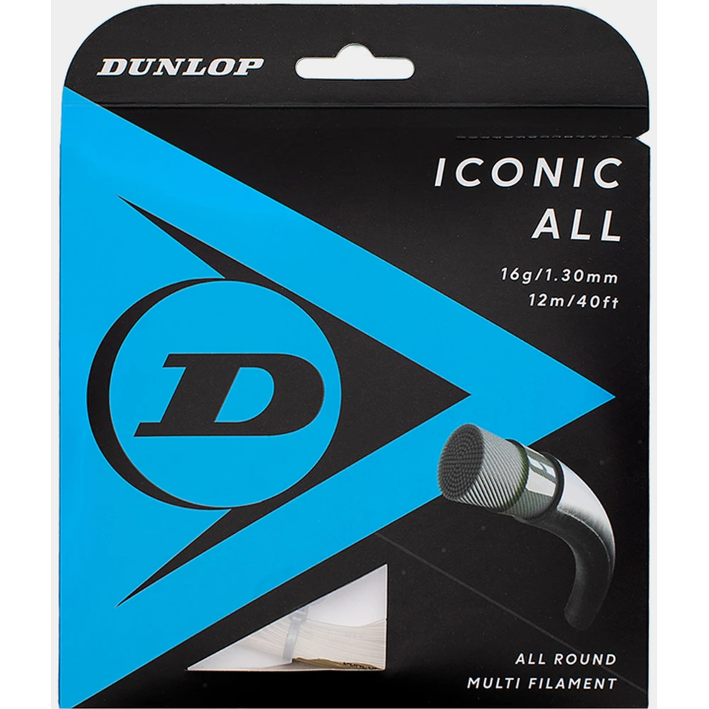 Dunlop Iconic All 16g Tennis String (Set) 1 Dunlop Iconic All 16g Tennis String (Set)
