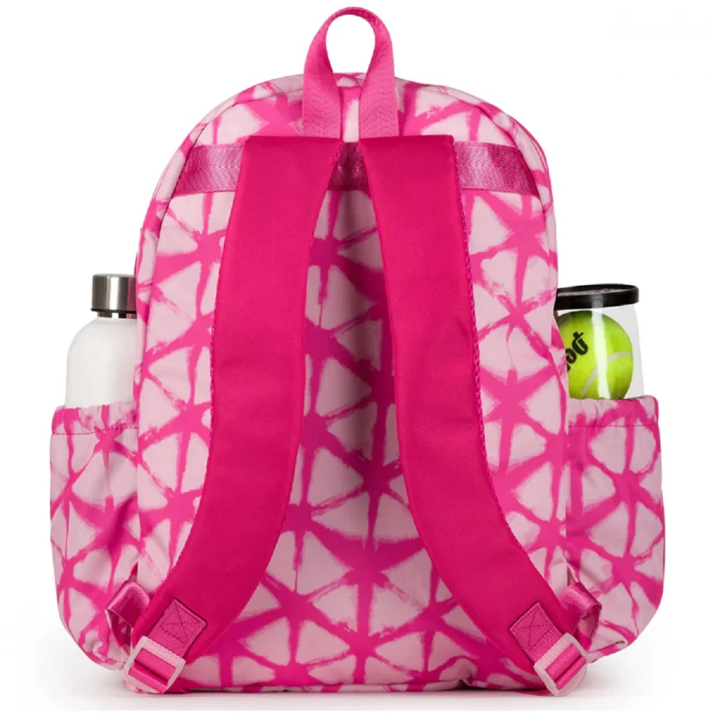 Ame & Lulu Junior Love Tennis Backpack (Bubblegum Shibori) 2 Ame & Lulu Junior Love Tennis Backpack (Bubblegum Shibori) - Image 2