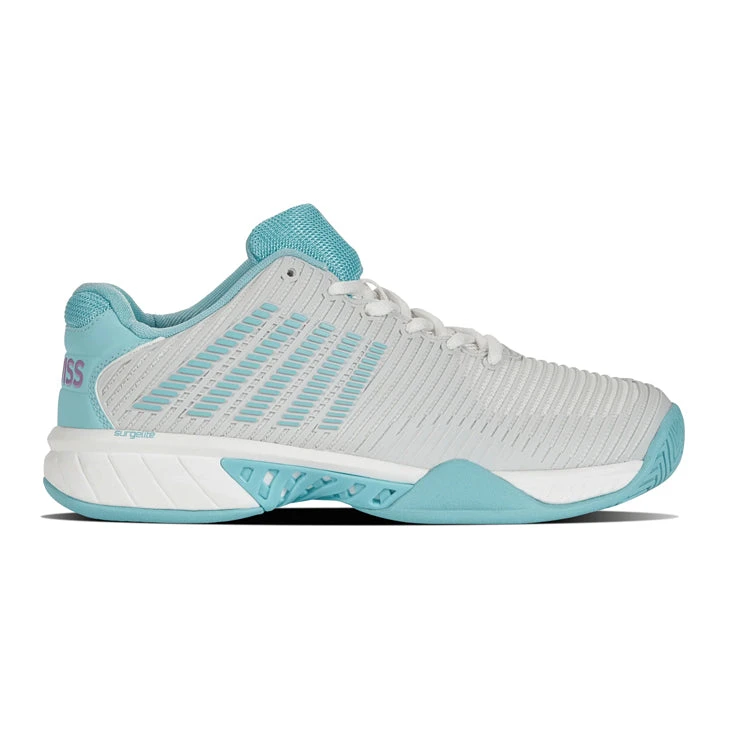 K-Swiss Hypercourt Express 2 (Women's) - Brilliant White/Angel Blue/Sheer Lilac 1 K-Swiss Hypercourt Express 2 (Women's) - Brilliant White/Angel Blue/Sheer Lilac