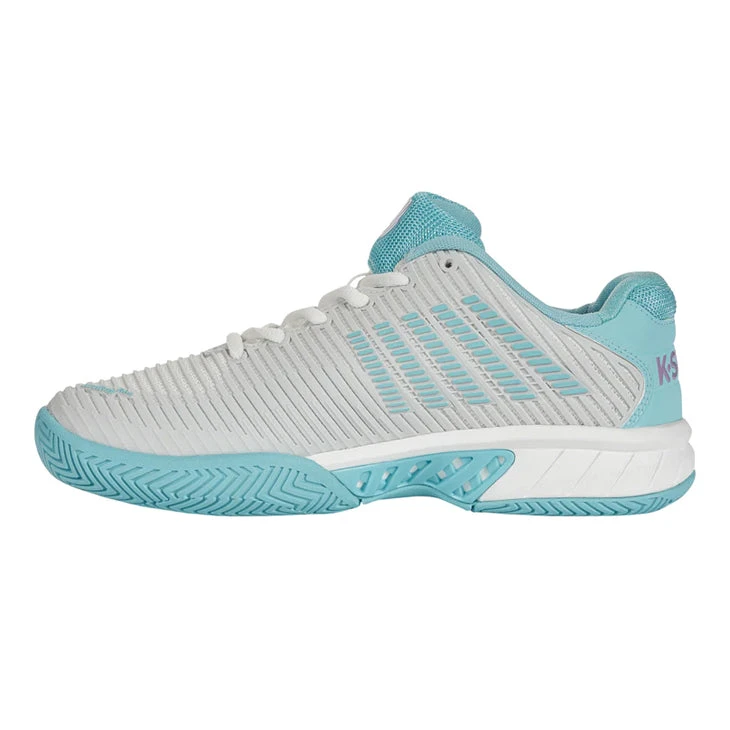 K-Swiss Hypercourt Express 2 (Women's) - Brilliant White/Angel Blue/Sheer Lilac 2 K-Swiss Hypercourt Express 2 (Women's) - Brilliant White/Angel Blue/Sheer Lilac - Image 2