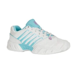 K-Swiss Bigshot Light 4 (Women's) - Brilliant White/Angel Blue/Sheer Lilac 7 K-Swiss Bigshot Light 4 (Women's) - Brilliant White/Angel Blue/Sheer Lilac -Sports Tennis Shop K96989 190d