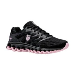 K-Swiss Tubes 200 (Women's) - Black/Cherry Blossom (Available Size: 6.5, 8.5, 9.5) -Sports Tennis Shop K97112 056d