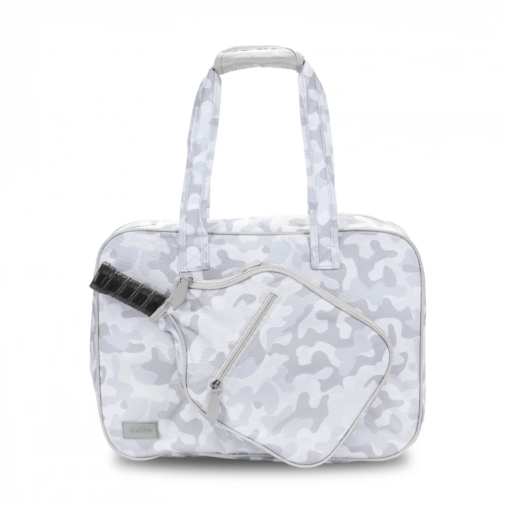 Ame & Lulu Pickleball Tote (Grey Camo) 1 Ame & Lulu Pickleball Tote (Grey Camo)