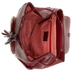 NiceAces Women’s SARA Handmade Vegan Leather Tennis Backpack (Maroon) -Sports Tennis Shop SRBPMRN Nice Aces Womens SARA Tennis Backpack Maroon c 1000 1000