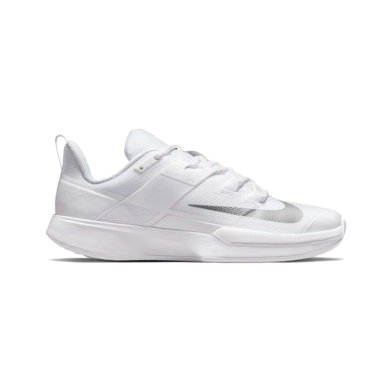 Nike Court Vapor Lite (Women's) - White/Metallic Silver 1 Nike Court Vapor Lite (Women's) - White/Metallic Silver