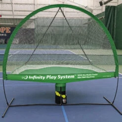 Infinity Play System For Tennis & Pickleball With Multi-Twist Mini Ball Machine