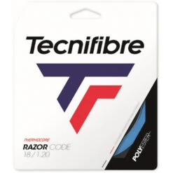 Tecnifibre Razor Code Blue 18g Tennis String (Set)
