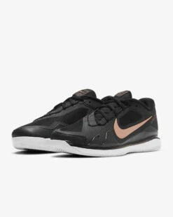 Nike Court Air Zoom Vapor Pro (Women's) - Black/White/Metallic Red Bronze 7 Nike Court Air Zoom Vapor Pro (Women's) - Black/White/Metallic Red Bronze -Sports Tennis Shop W CZ0222 024 4