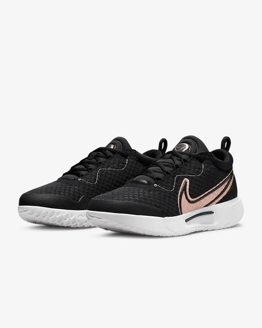 Nike Court Zoom Pro (Women's) - Black/White/Metallic Red Bronze 4 Nike Court Zoom Pro (Women's) - Black/White/Metallic Red Bronze - Image 4