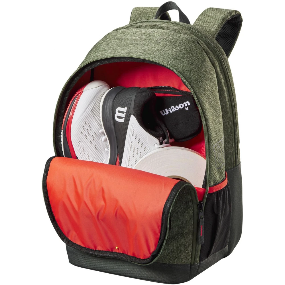 Wilson Team Tennis Backpack (Heather Green) 2 Wilson Team Tennis Backpack (Heather Green) - Image 2