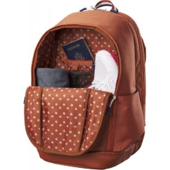 Wilson Roland Garros Team Tennis Backpack (White/Clay/Navy) 5 Wilson Roland Garros Team Tennis Backpack (White/Clay/Navy) -Sports Tennis Shop WR8026401001 Wilson Roland Garros Team Tennis Backpack WhiteClayNavy c 1000 1000