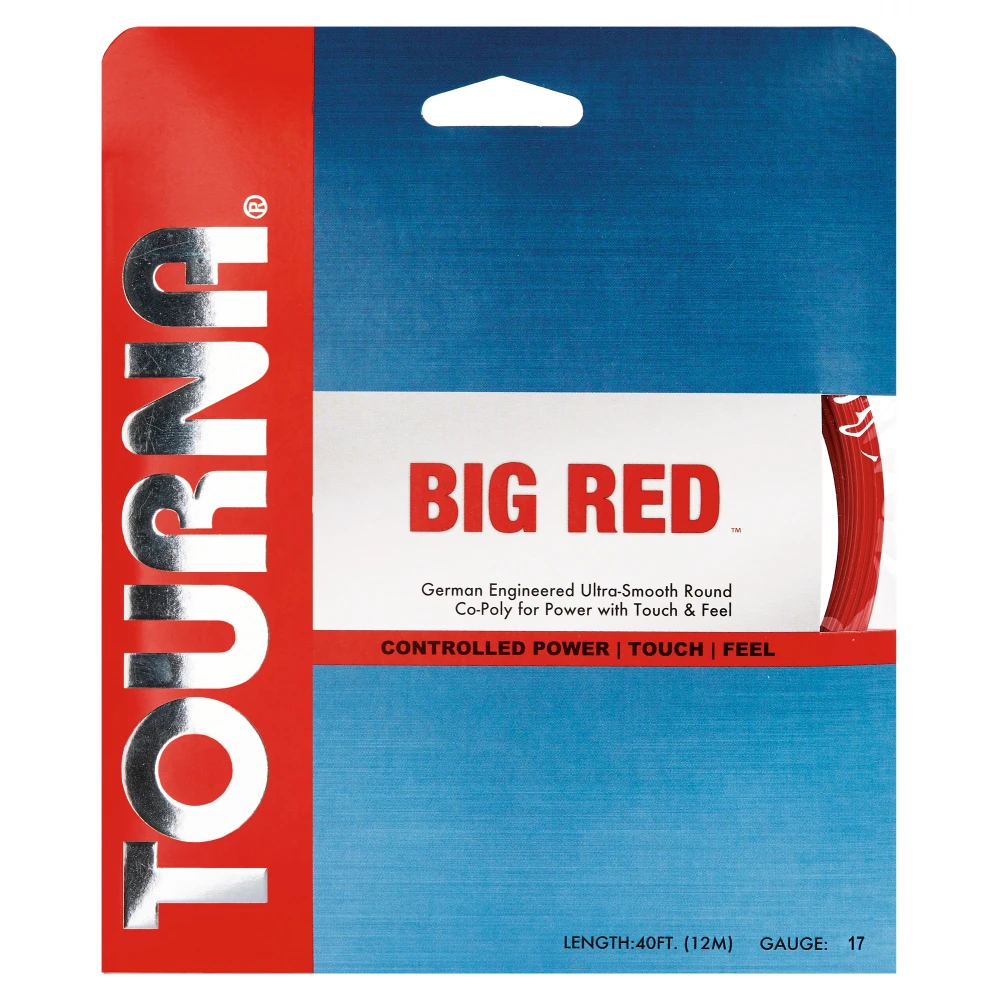Tourna Big Red 17g Tennis String (Set) 1 Tourna Big Red 17g Tennis String (Set)