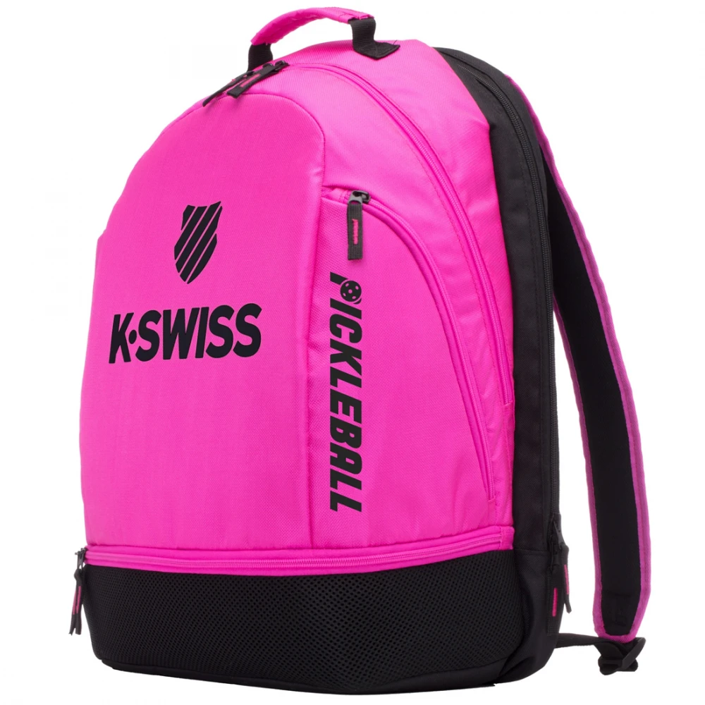 K-Swiss Pickleball Backpack (Pink/Black) 2 K-Swiss Pickleball Backpack (Pink/Black) - Image 2