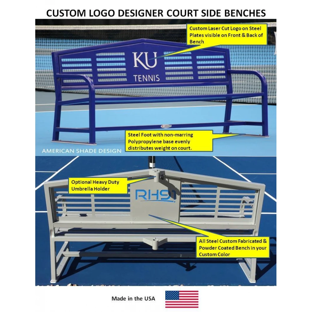Custom Logo Apex 6-Foot Bench 2 Custom Logo Apex 6-Foot Bench - Image 2