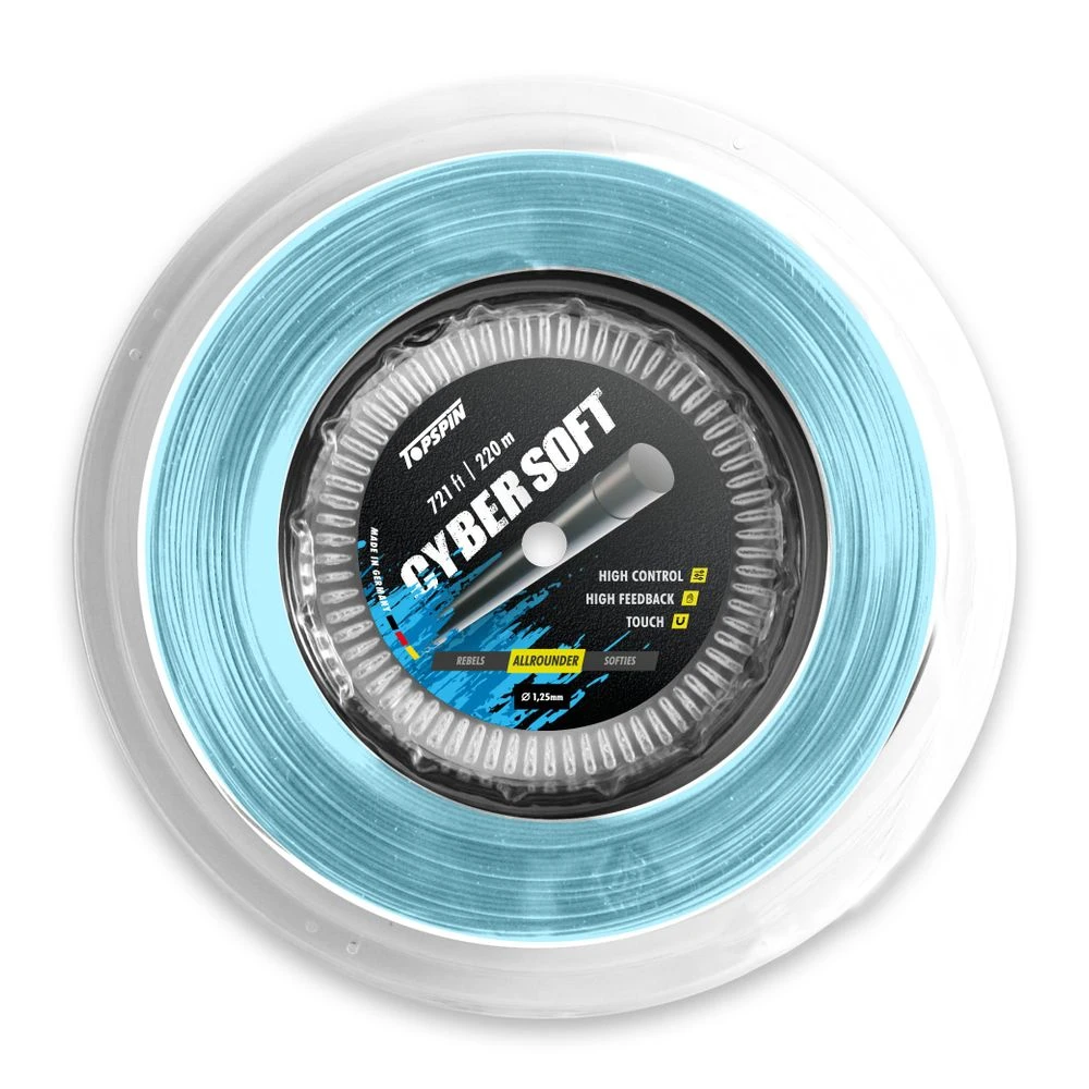Topspin Cyber Soft (220m) - 1.25mm - Turquoise 1 Topspin Cyber Soft (220m) - 1.25mm - Turquoise