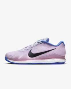 Nike Court Air Zoom Vapor Pro (Women's) - Football Grey/Doll/Medium Blue/Black -Sports Tennis Shop cz0222 001 1copy