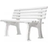 Gamma Courtside Tennis 4-FootPolybench (White Or Green)