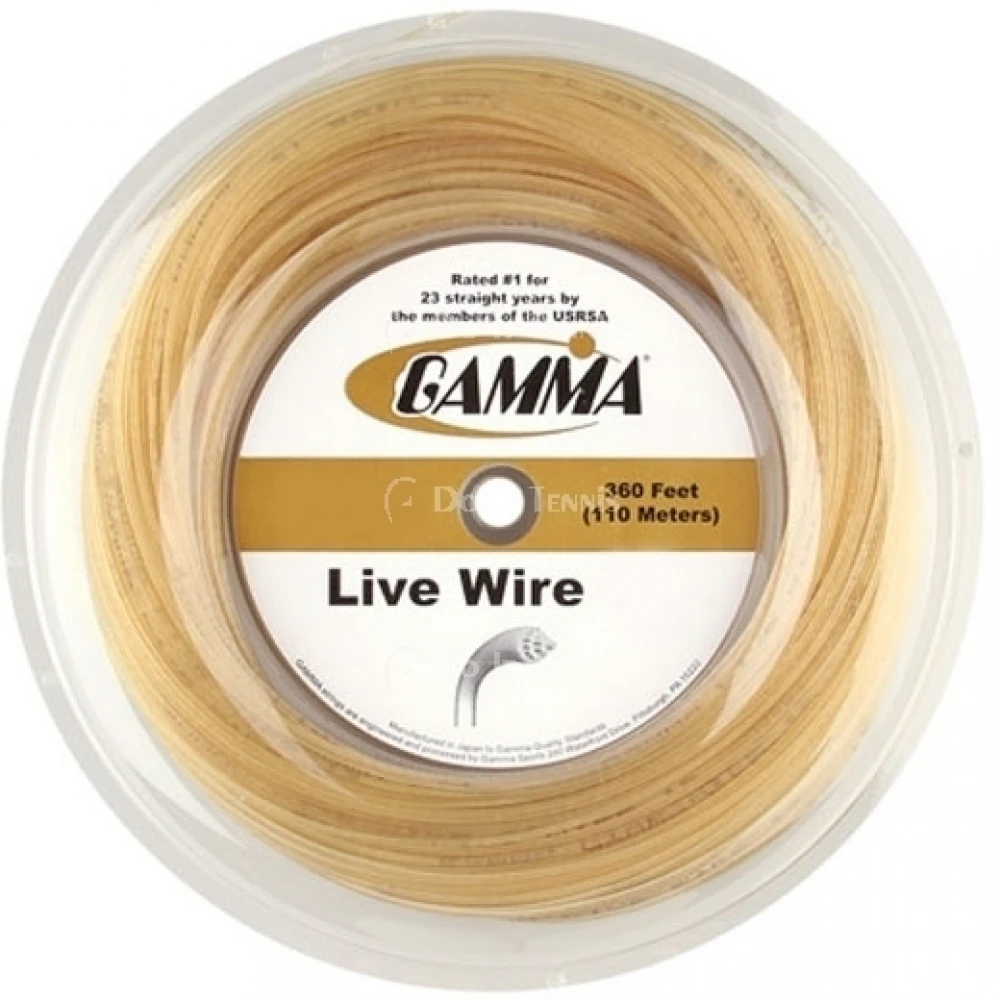 Gamma Live Wire 16g Tennis String (Reel) 1 Gamma Live Wire 16g Tennis String (Reel)