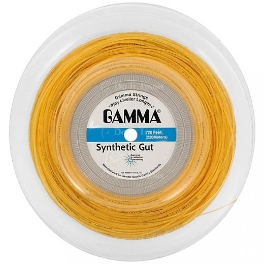 Gamma Synthetic Gut 17g Tennis String (Reel) 1 Gamma Synthetic Gut 17g Tennis String (Reel)