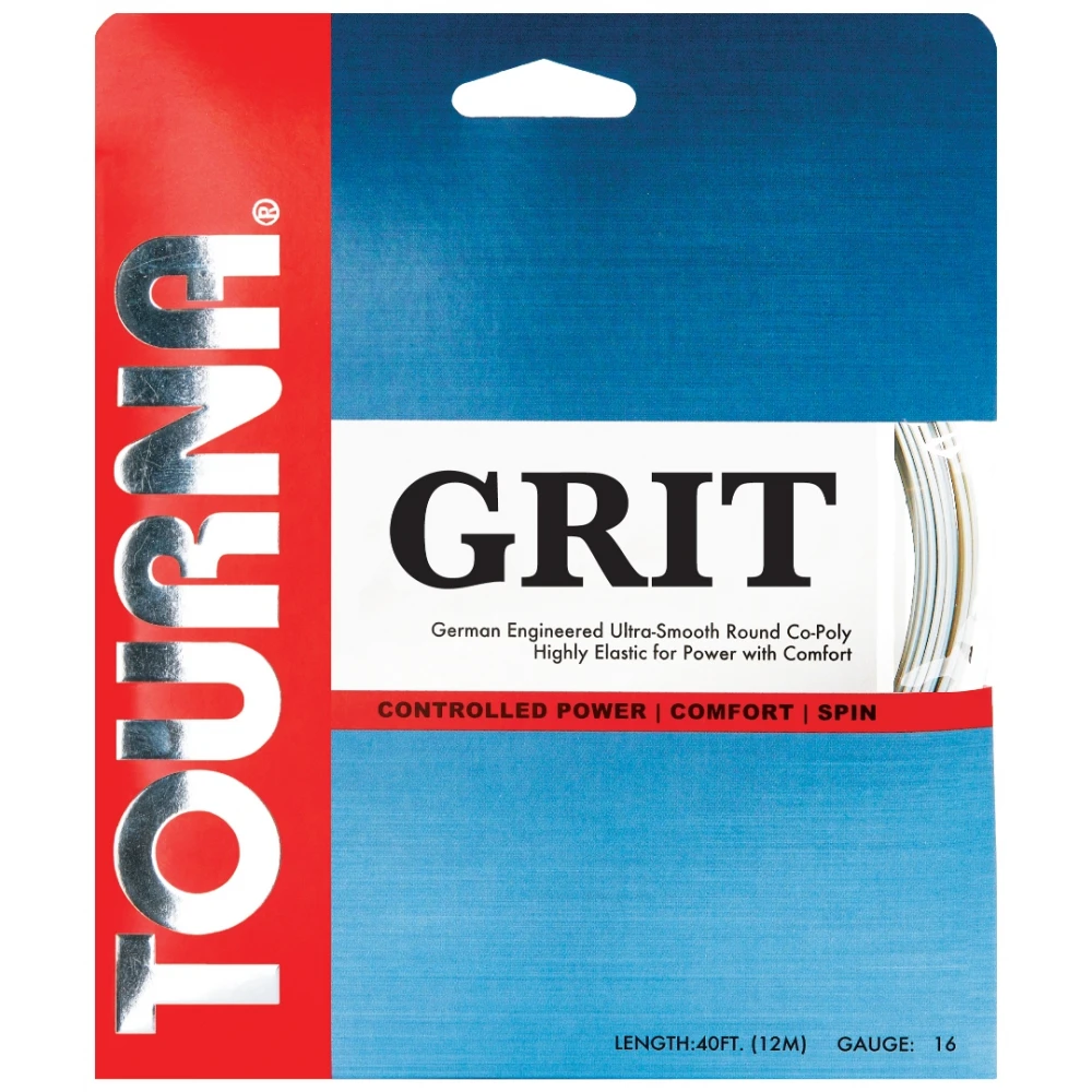 Tourna Grit 18g Tennis String (Set) 1 Tourna Grit 18g Tennis String (Set)