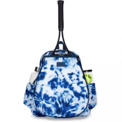 Ame & Lulu Game On Tennis Backpack (Navy/Tie-Dye)