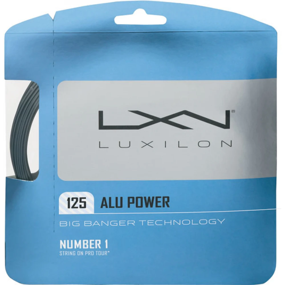 Luxilon ALU Power 125 Silver Tennis String (Set) 1 Luxilon ALU Power 125 Silver Tennis String (Set)